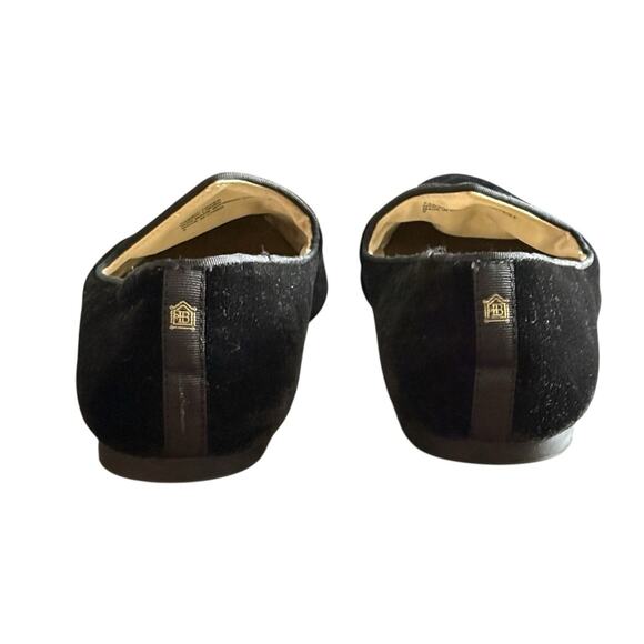 Birdies “The Heron” Black Slate Velvet Slip On Loafers Size  8 - Picture 5 of 11